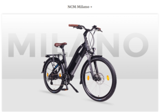 NCM Milano Plus Trekking E-Bike, City-Bike, 48V 16Ah 60Nm, 768Wh Battery