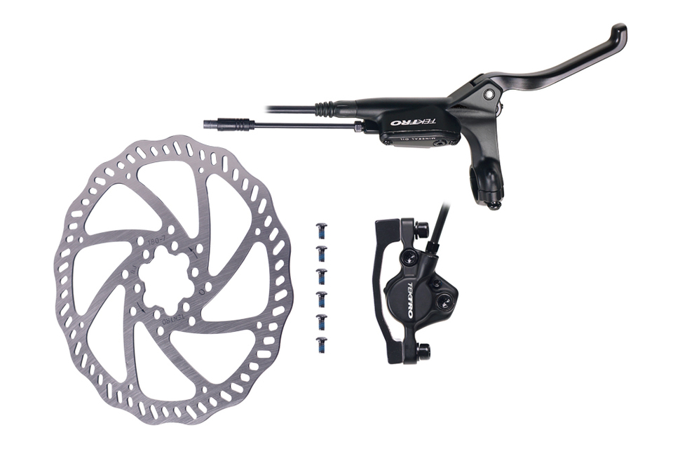 TEKTRO Right-Front Hydraulic Disc E-Brake Lever kit HD-E350 Black 800MM for Moscow+ 27.5