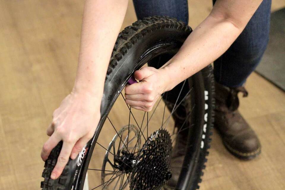 Rear Tyre Fitting or Puncture repair